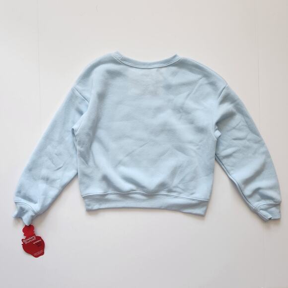 Strawberry Shortcake Kids Crewneck Sweatshirt NWT – Light Blue🍓🌈 - Picture 4 of 13